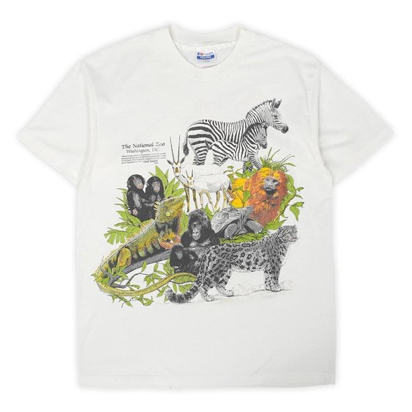 画像1: 80's Smithsonian's National Zoo スーベニアTシャツ "MADE IN USA" (1)