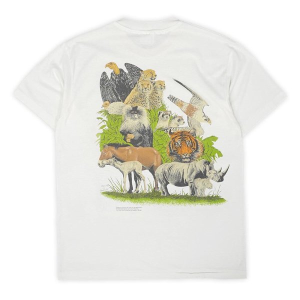 画像2: 80's Smithsonian's National Zoo スーベニアTシャツ "MADE IN USA" (2)