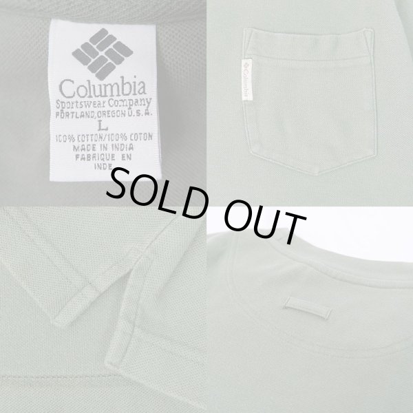 画像3: 00's Columbia ポケットTシャツ “鹿の子生地” (3)