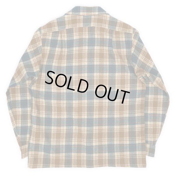 画像2: 70's Pendleton オープンカラー ウールシャツ "MADE IN USA" (2)