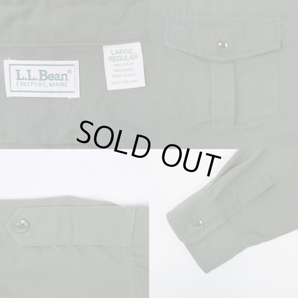 画像3: 90's L.L.Bean ナイロン サファリシャツ "MADE IN USA" (3)