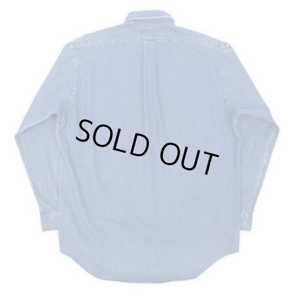 画像2: 90's Polo Ralph Lauren デニムボタンダウンシャツ “BLAIRE” (2)