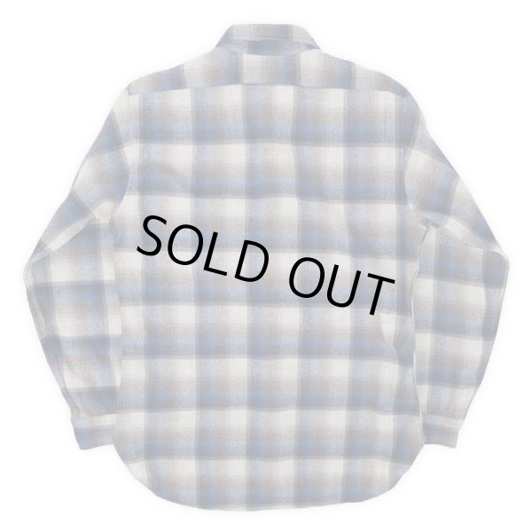 画像2: 70's PENDLETON オンブレチェック ウールシャツ "MADE IN USA" (2)