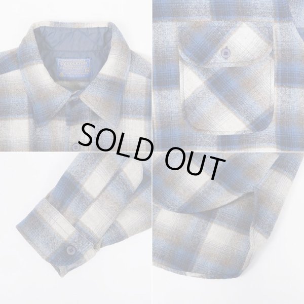 画像4: 70's PENDLETON オンブレチェック ウールシャツ "MADE IN USA" (4)