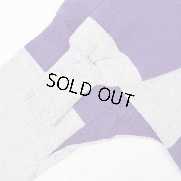 画像4: 90's LANDS' END 太ボーダー柄 ラガーシャツ "MADE IN USA" (4)