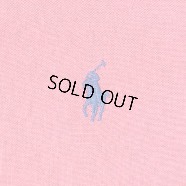 画像4: 90's Polo Ralph Lauren オープンカラーシャツ "CURHAM / LINEN × COTTON" (4)