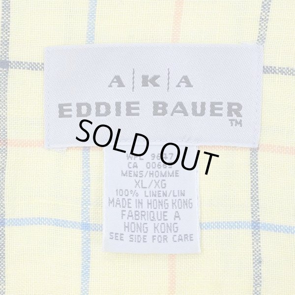 画像2: 90's AKA Eddie Bauer リネンシャツ (2)