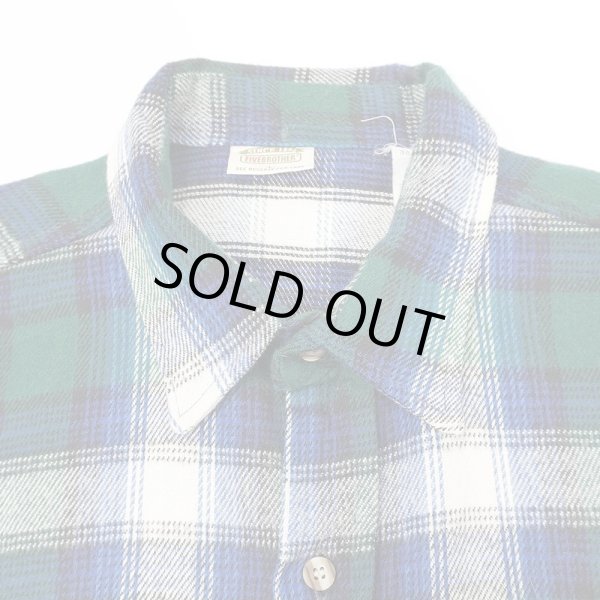 画像3: 90's FIVE BROTHER ヘビーネルシャツ "MADE IN USA" (3)