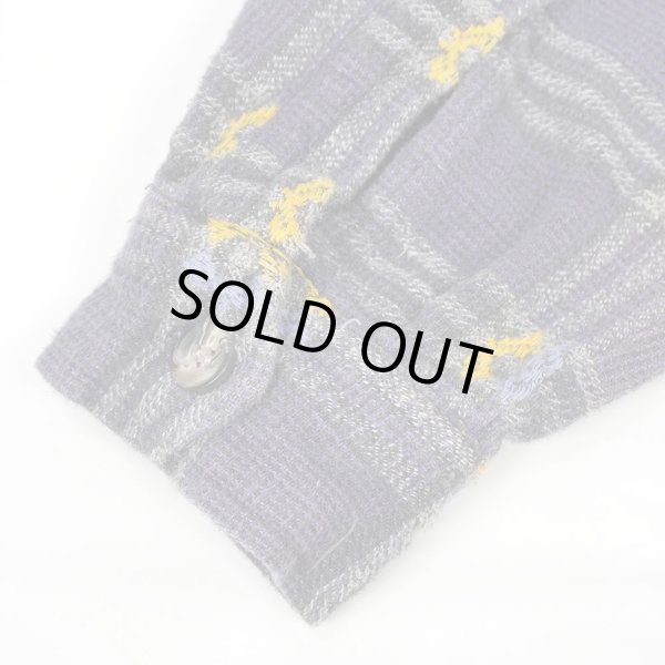 画像4: 90's THE TERRITORY AHEAD ヘビーネルシャツ "Navy Plaid" (4)