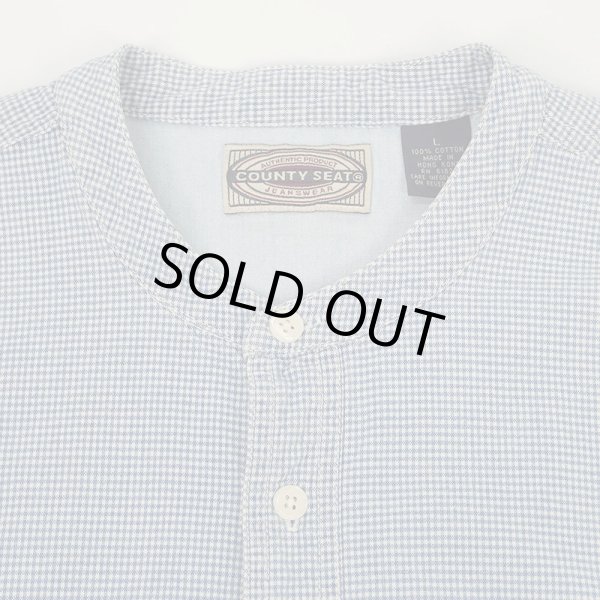 画像3: 90's COUNTY SEAT バンドカラーシャツ (3)