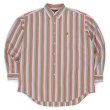 画像1: 90's Polo Ralph Lauren マルチストライプ柄 ボタンダウンシャツ "BLAKE" (1)