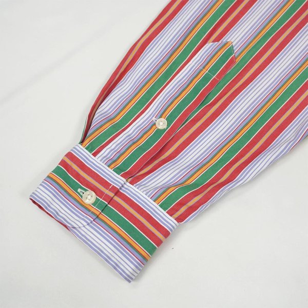 画像5: 90's Polo Ralph Lauren マルチストライプ柄 ボタンダウンシャツ "BLAKE" (5)