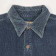画像4: 90's THE TERRITORY AHEAD グリッドコーデュロイ ワークシャツ "NAVY" (4)
