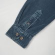 画像5: 90's THE TERRITORY AHEAD グリッドコーデュロイ ワークシャツ "NAVY" (5)