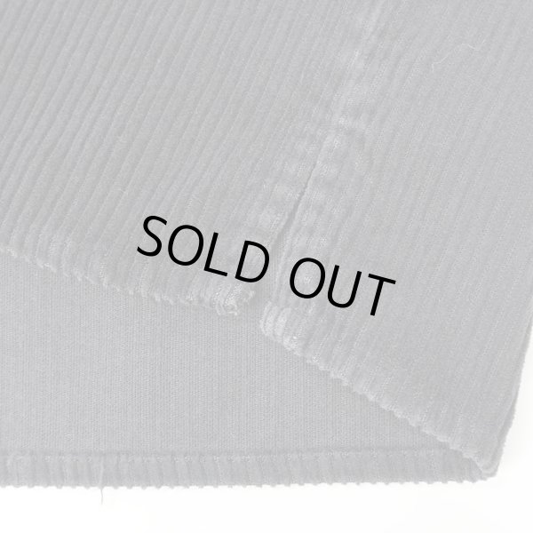 画像4: Early 00's OLD NAVY フルジップ 太畝コーデュロイシャツ “BLACK” (4)