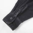 画像5: Early 00's OLD NAVY フルジップ 太畝コーデュロイシャツ “BLACK” (5)