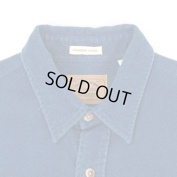 画像3: 90's ST JOHN'S BAY シャモアクロス ワークシャツ "NAVY" (3)