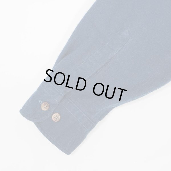 画像4: 90's ST JOHN'S BAY シャモアクロス ワークシャツ "NAVY" (4)