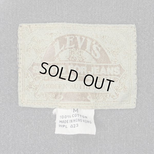 画像2: 90's Levi's “SHIRTS FOR JEANS” ブラックデニム ワークシャツ (2)