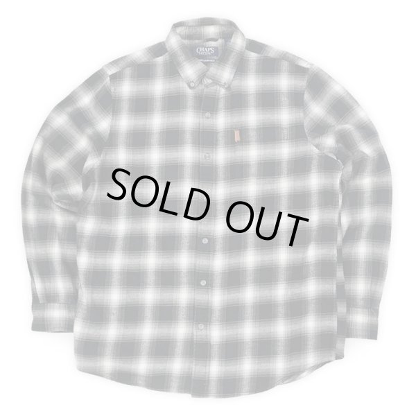 画像1: 00's CHAPS フランネル ボタンダウンシャツ "Ombre Plaid" (1)