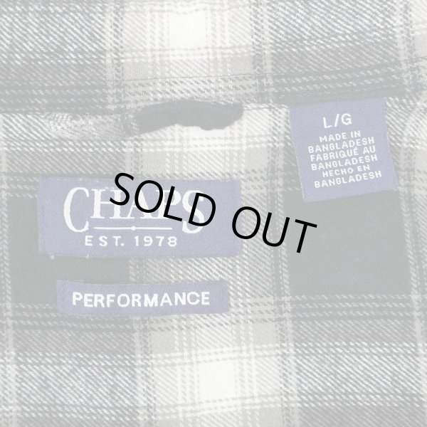 画像2: 00's CHAPS フランネル ボタンダウンシャツ "Ombre Plaid" (2)