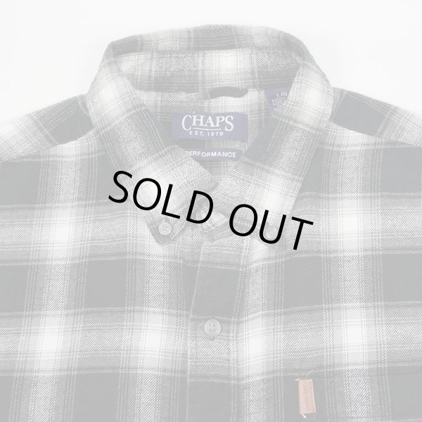 画像3: 00's CHAPS フランネル ボタンダウンシャツ "Ombre Plaid" (3)