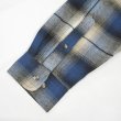 画像4: 90's DAVID TAYLOR アクリルフランネルシャツ "NAVY Ombre Plaid / DEADSTOCK" (4)