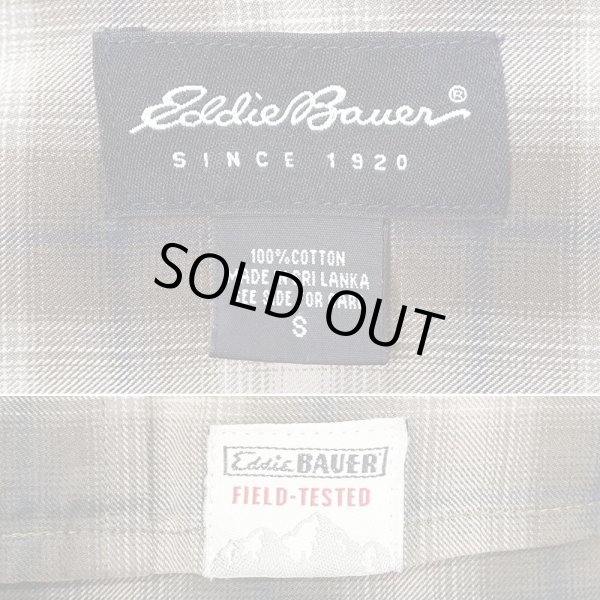 画像2: Early 00's Eddie Bauer コットンワークシャツ "Ombre Plaid" (2)