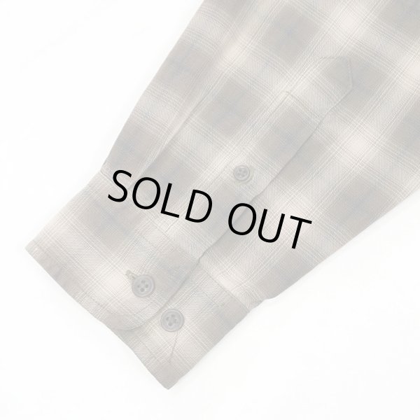 画像3: Early 00's Eddie Bauer コットンワークシャツ "Ombre Plaid" (3)