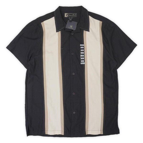 画像1: 00's Steve & Barrys S/S オープンカラーシャツ (1)