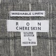 画像2: 00's RON CHERESKIN S/S リネンシャツ "DEADSTOCK" (2)