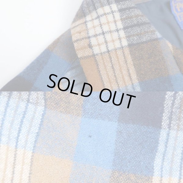 画像4: 70's Pendleton ウールシャツ "BLUE BASE / MADE IN USA" (4)