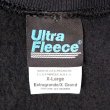 画像2: 90's Ultra Fleece 無地 スウェットシャツ "BLACK / DEADSTOCK" (2)