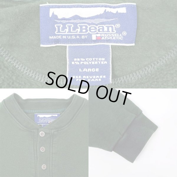 画像3: 90's L.L.Bean × Russell ヘンリーネック スウェット "MADE IN USA" (3)