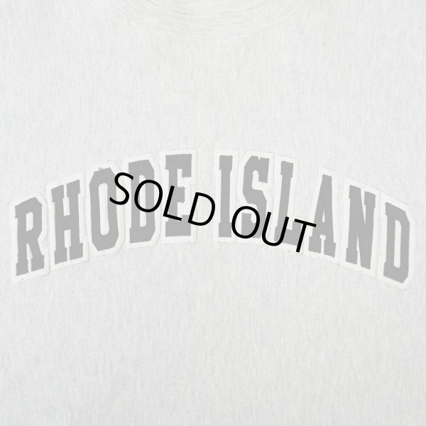 画像3: 90's Champion リバースウィーブ スウェット "RHODE ISLAND / MADE IN USA" (3)