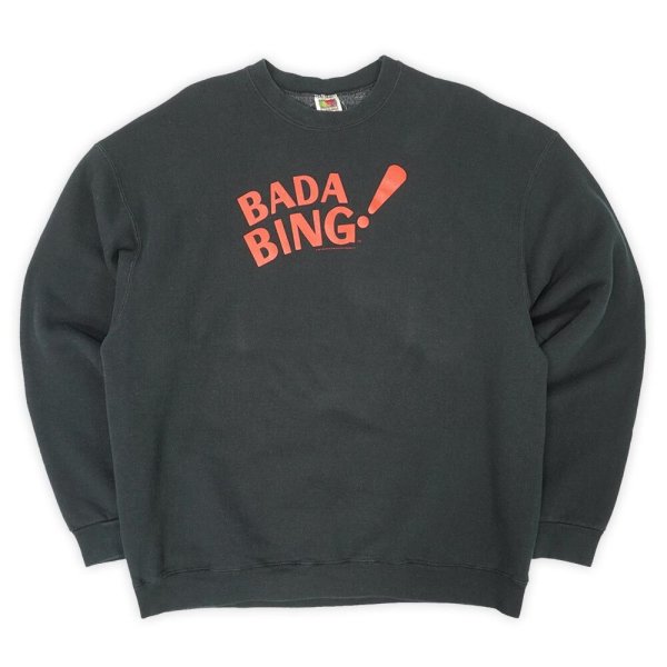 画像1: Early 00's The Sopranos “BADA BING!” プリントスウェット (1)