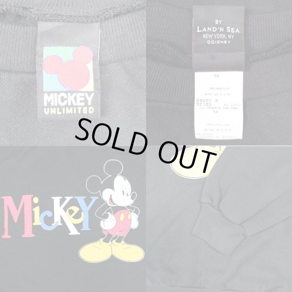画像3: 90-00's MICKEY MOUSE スウェットシャツ "MADE IN USA" (3)