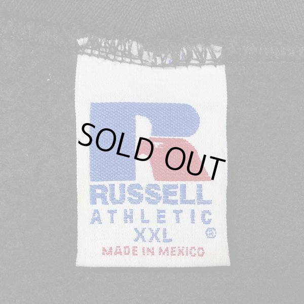 画像2: "XXL / BLACK" 90-00's RUSSELL ブランク スウェットパーカー (2)
