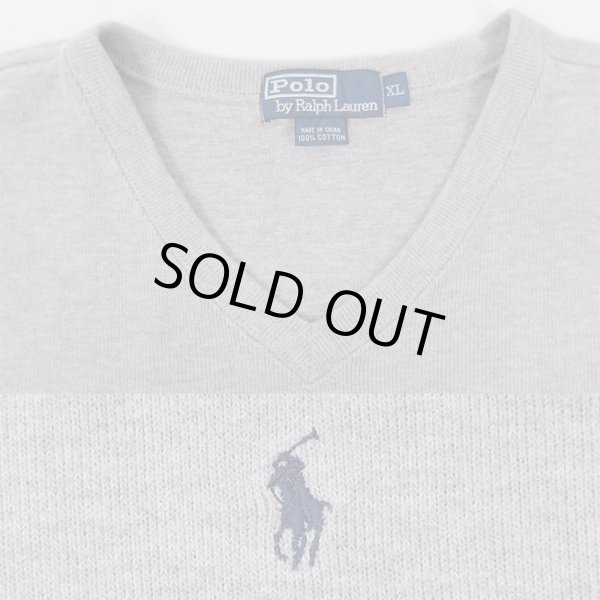 画像3: Polo Ralph Lauren Vネック コットンニット (3)