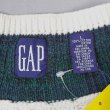 画像2: 90's OLD GAP コットン チルデンニットベスト (2)