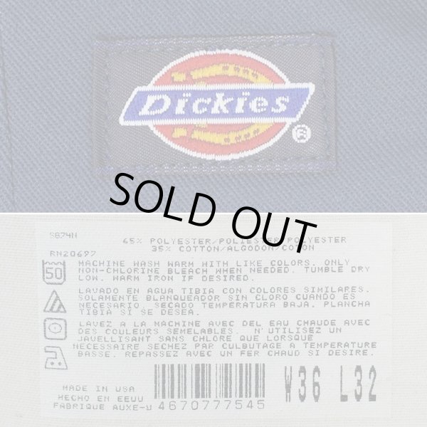 画像3: 90's Dickies 874 ワークパンツ "MADE IN USA / NAVY" (3)