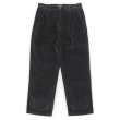 画像1: 00's ST.JOHN'S BAY 2タック 太畝コーデュロイトラウザー "BLACK" (1)
