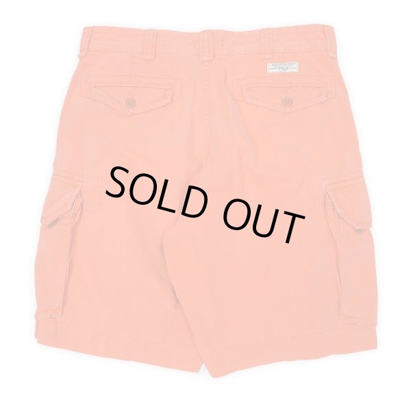 画像2: 00's Polo Ralph Lauren 6ポケット カーゴショーツ "ORANGE / W35" (2)