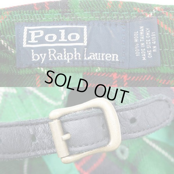 画像2: 90's Polo Ralph Lauren 6パネル ウールキャップ (2)