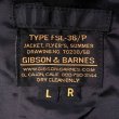 画像3: 00's GIBSON&BARNES type FSL-36/P フライトジャケット "DEADSTOCK" (3)
