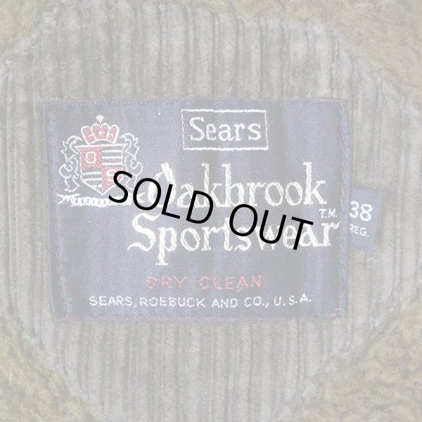 画像3: 70's Sears 太畝コーデュロイ ハーフコート (3)