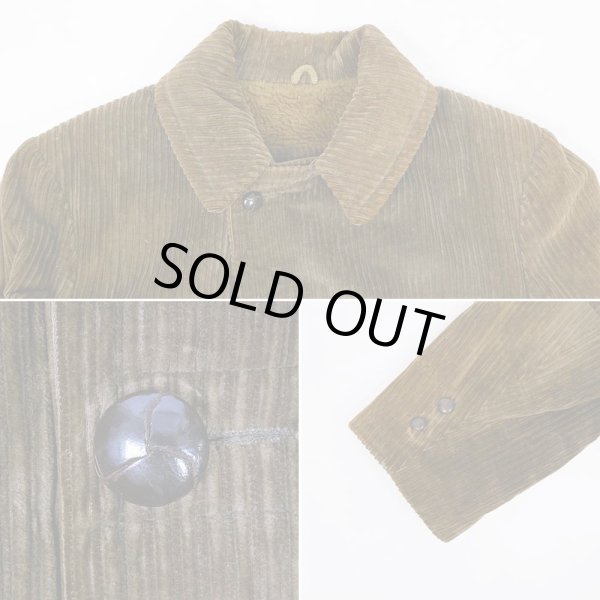 画像4: 70's Sears 太畝コーデュロイ ハーフコート (4)