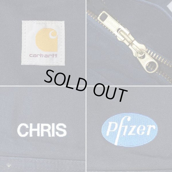 画像3: 00's Carhartt フード付き トラディショナルコート "企業ロゴ" (3)