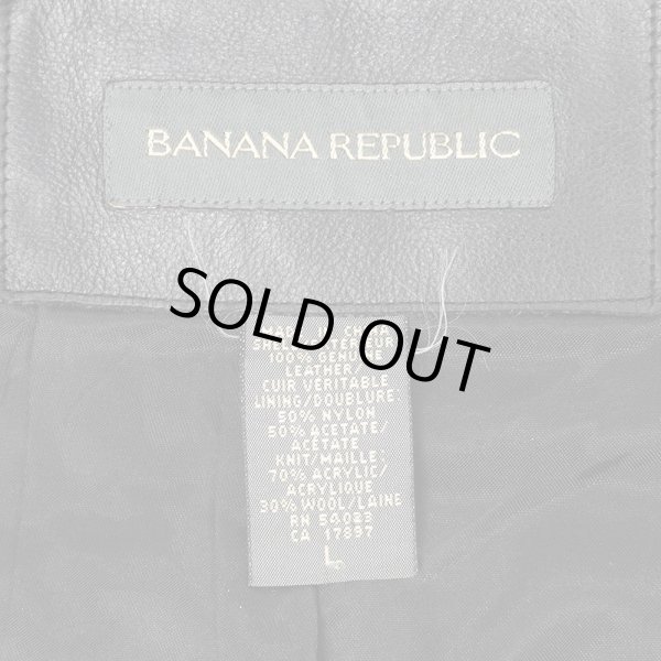 画像2: Early 00's Banana Republic レザージャケット (2)