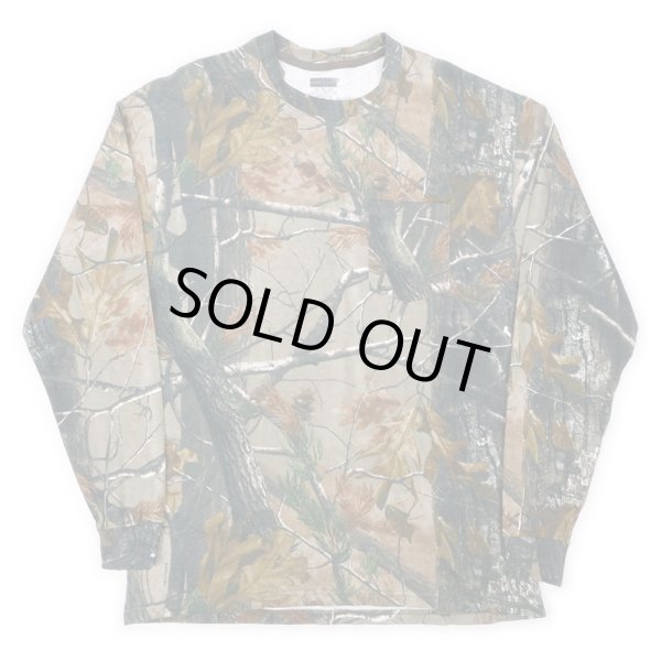 画像1: 00's RUSSELL リアルツリーカモ柄 L/S ポケットTシャツ “DEADSTOCK” (1)